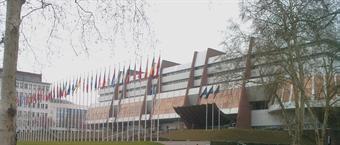 Het gebouw van de Raad van Europa in Straatsburg