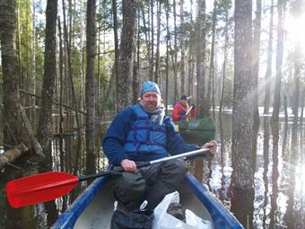 Canoeing enables quiet enjoyment without pollution